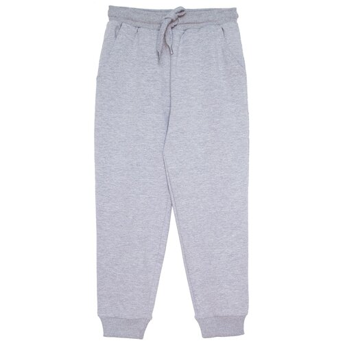 фото Брюки let's go 10309, размер 146, цвет т.серый меланж