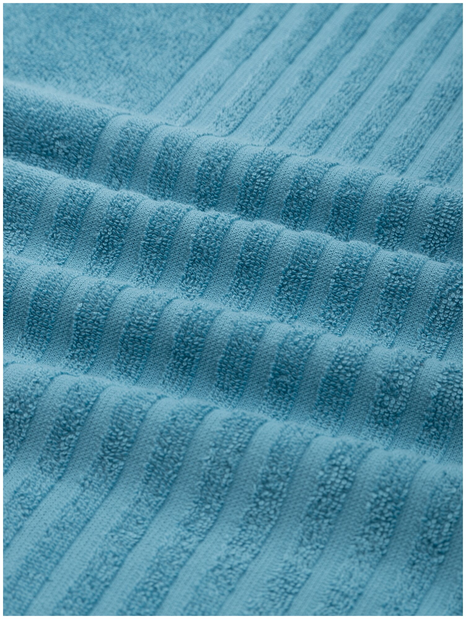 Полотенце махровое для лица и рук, Донецкая мануфактура, 50Х100 см, цвет: серо-голубой, 100% хлопок - фотография № 2