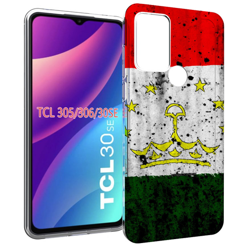 Чехол MyPads герб флаг таджикистан для TCL 30SE / TCL 305 / TCL 306 / TCL 30E задняя-панель-накладка-бампер чехол mypads герб флаг таджикистан для tcl 30se tcl 305 tcl 306 tcl 30e задняя панель накладка бампер