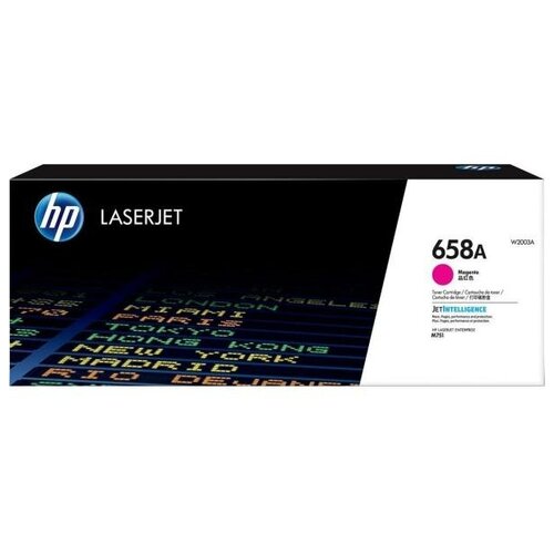 HP 658A Magenta LaserJet Toner Cartridge картридж лазерный hp w9103mc пурпурный оригинальный