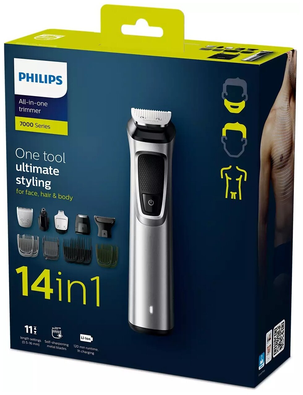 Триммер Philips MG7720/15 черный - фото №10