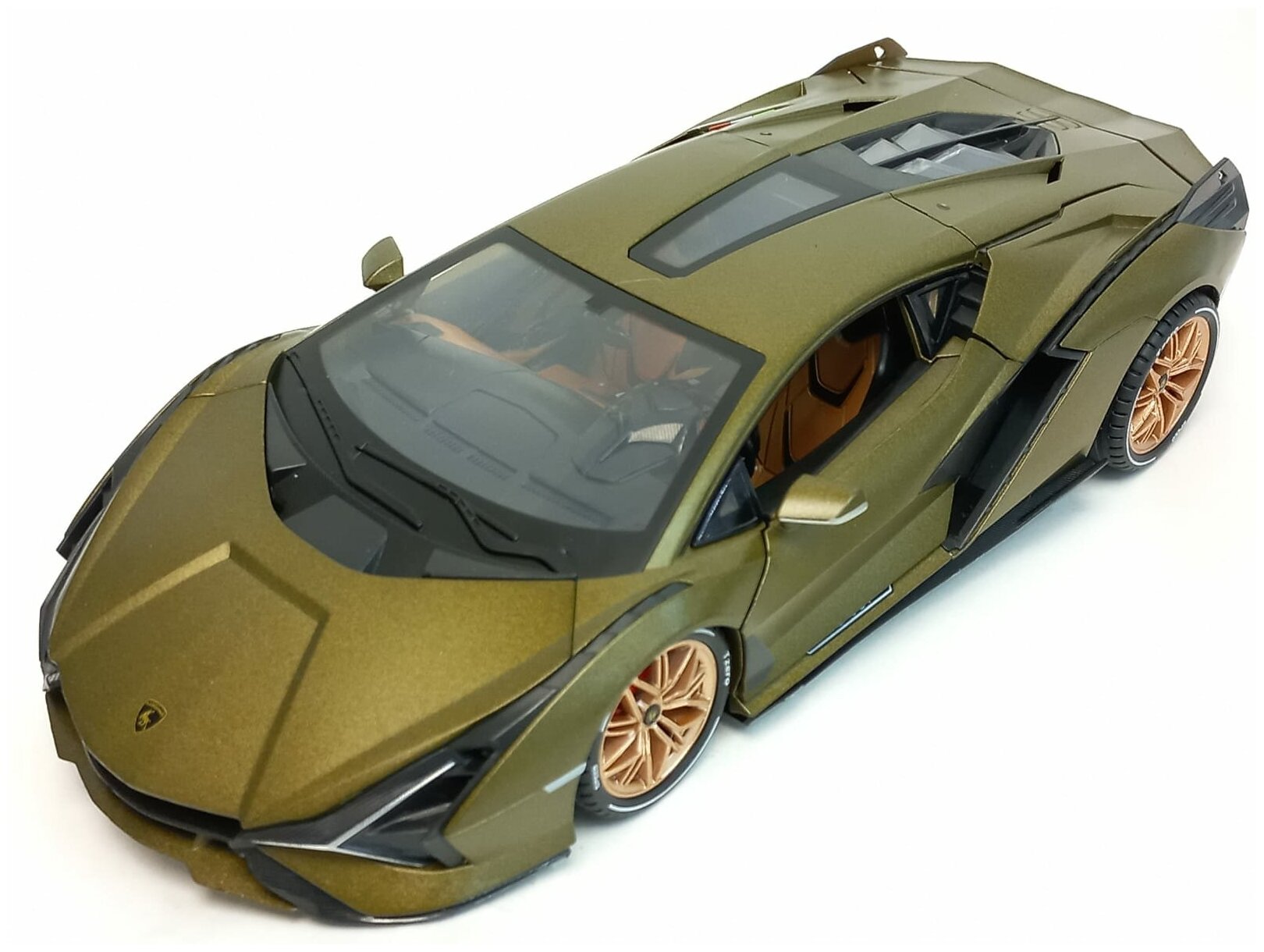 Машинка Lamborghini 1:18, металлическая, 28 см, свет, звук