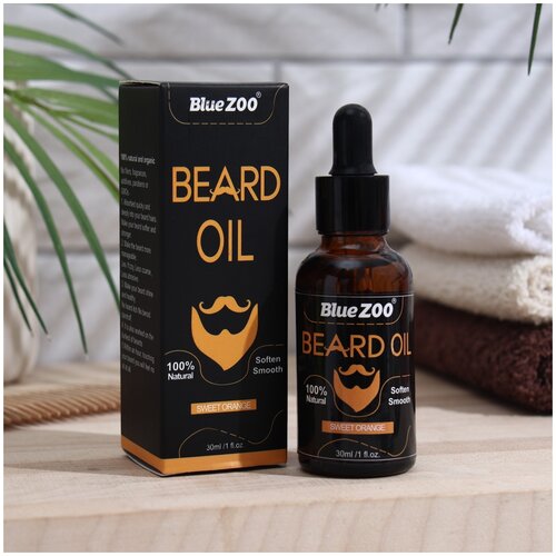 Косметическое масло для бороды и усов с экстрактом апельсина 30 мл 9043753