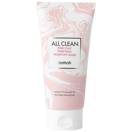 Очищающая глиняная маска  Heimish All Clean Pink Clay Purifying Wash Off Mask 150г