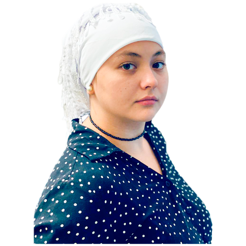 Чалма женская трикотажная мусульманская/Тюрбан для волос/Ислам/Время намаза