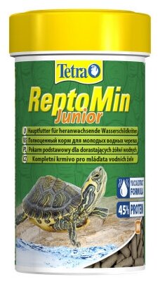 Tetra ReptoMin Juniorкорм в виде палочек для молодых водных черепах 100 мл - фотография № 6