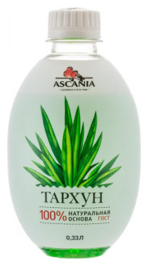 Газированный натуральный лимонад Ascania (Аскания), Тархун, пластиковая бутылка 0,33 литра (330 мл.) - 6 штук - фотография № 6