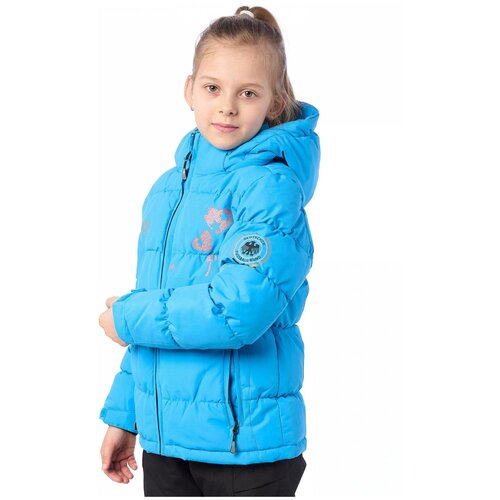 Горнолыжная куртка детская FUN ROCKET 15903 размер 104, голубой