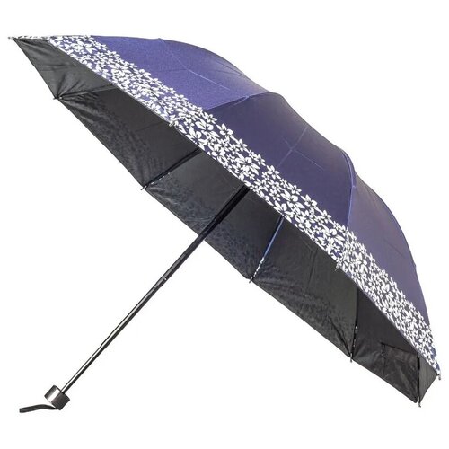 женский кружевной зонт в западном стиле свадебный зонтик с цветочным кружевом ручное открытие зонтик с оборками романтичная отделка Зонт-трость Solmax, синий