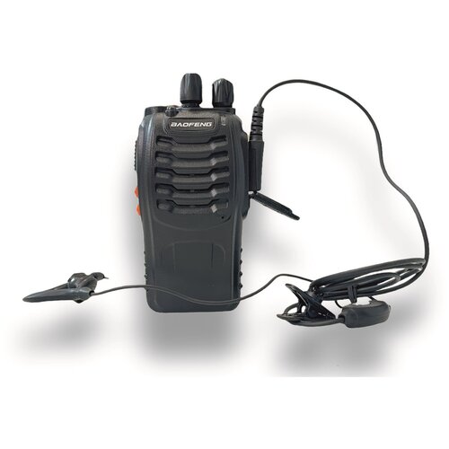 10 шт лот baofeng bf 888s рация двухсторонняя радиостанция набор bf 888s uhf 400 470mhz 16ch рация радиоприемопередатчик Рация портативная (радиостанция) Baofeng BF-888S + гарнитура