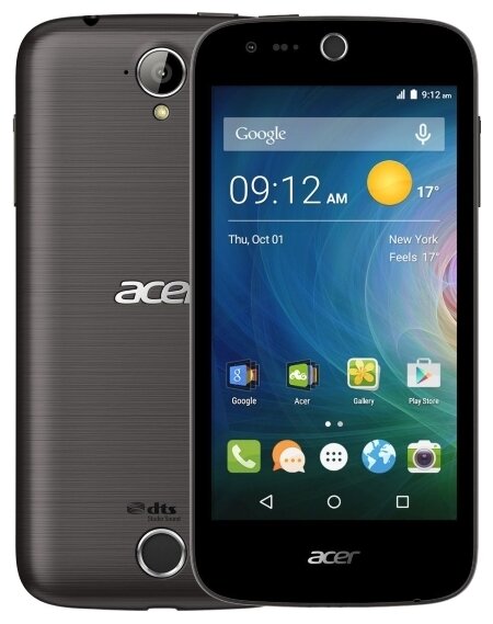 Смартфон Acer Liquid Z330 Black, черный