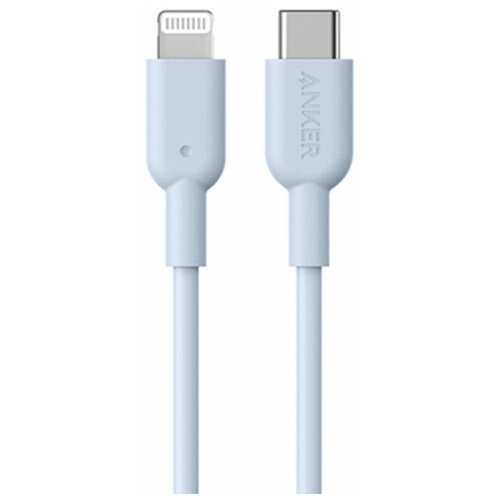 Кабель Anker PowerLine II USB-C to Lightning Cable MFi 0.9m Blue (A8632632) кабель anker powerline ii usb c to lightning cable mfi 0 9m pink a8632652