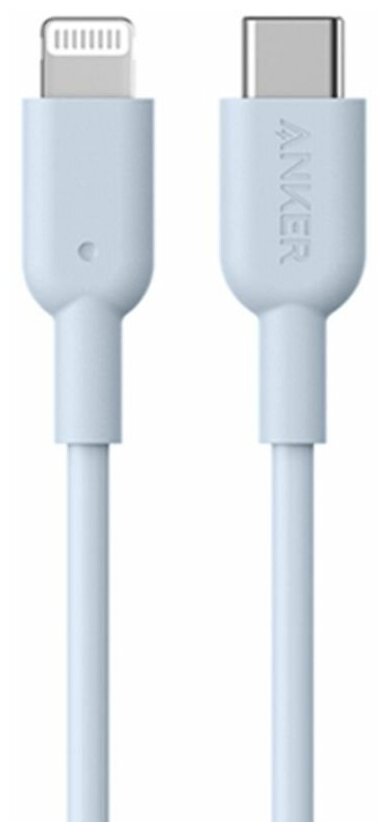 Кабель Anker PowerLine II USB-C to Lightning Cable MFi 1.8m Blue (A8633632)