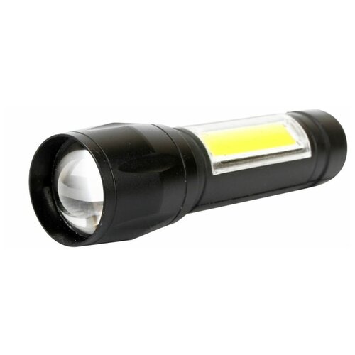 Ultraflash E1337 фонарь аккум 3,7В, черный, XPE - COB LED, 3 Ватт, 3 реж, бокс