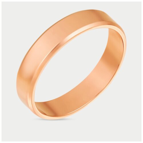 фото Кольцо обручальное из розового золота без вставок (арт. 14-1012-11-00) (21 / 3,35 / 4500000253872) gold center
