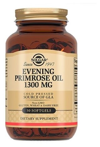 Solgar Evening Primrose Oil 1300 mg 30 капсул