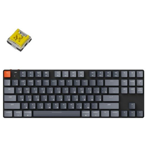 Беспроводная механическая ультратонкая клавиатура Keychron K1SE, TKL, RGB подсветка, Banana Switch