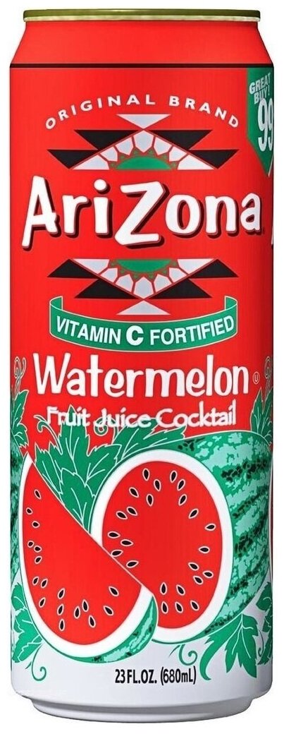Напиток Arizona Watermelon 0,68л - фотография № 2