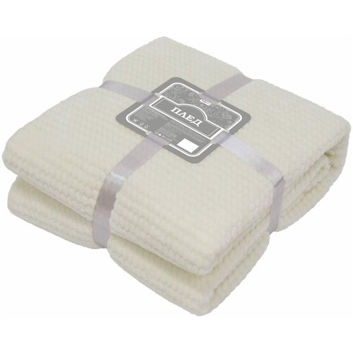 Плед микрофибра Comodo 220х240 см цвет экрю