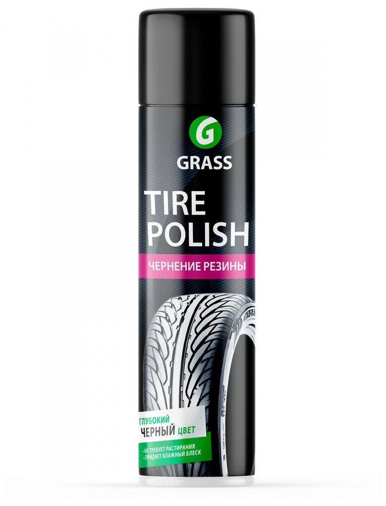 Чернитель Шин Tire Polish 650Мл (Спрей) GraSS арт. 700670