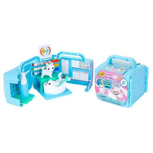 Фигурки для раскрашивания Crayola Washimals Ветеринарная клиника 74-7268