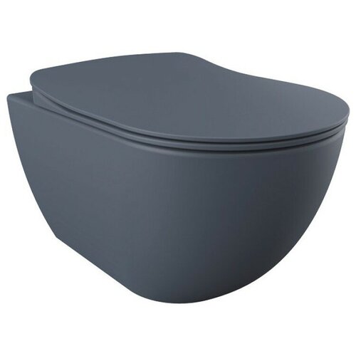 Подвесной безободковый унитаз Creavit Free FE322-11BM00E-0000