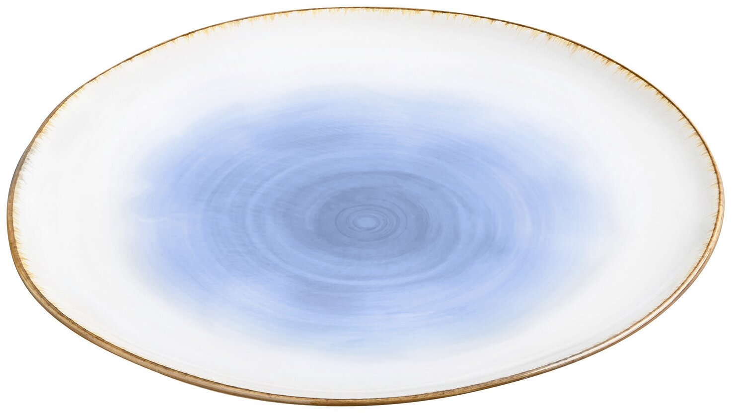 Тарелка для закуски 18,2х18,2х2 см Elan Gallery Кантри, небесно-голубая