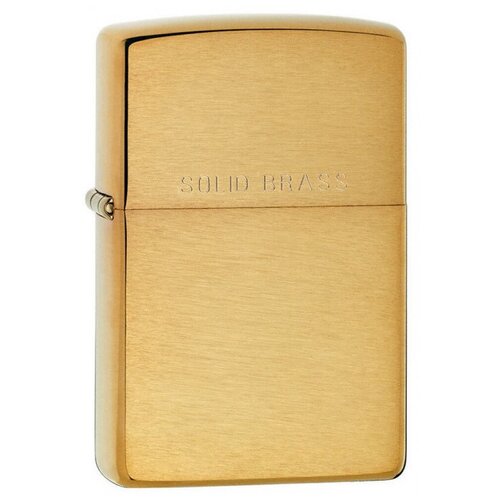 Zippo Зажигалка Zippo 204 Brushed Brass