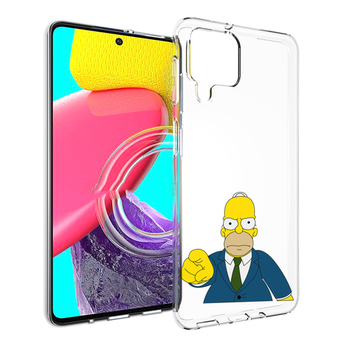 Чехол MyPads гомер-злой для Samsung Galaxy M53 (SM-M536) задняя-панель-накладка-бампер