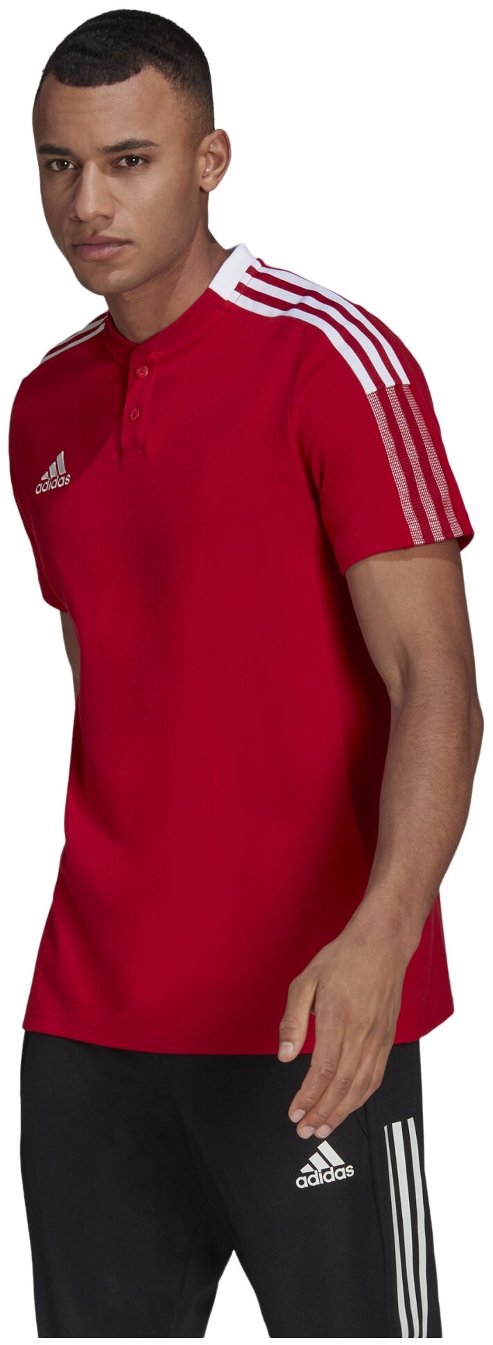 Поло Adidas для мужчин красный 