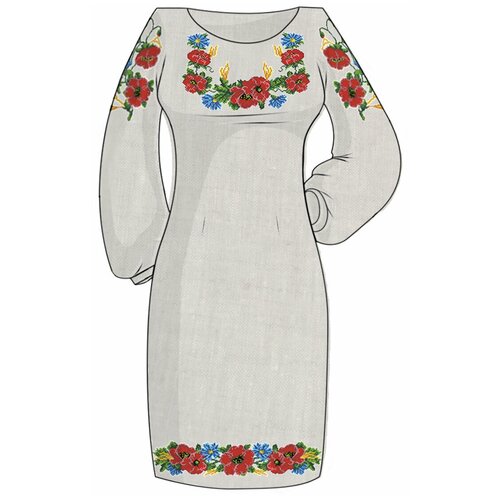фото Набор для вышивания и шитья крестом платья "каролинка"(цена производителя)