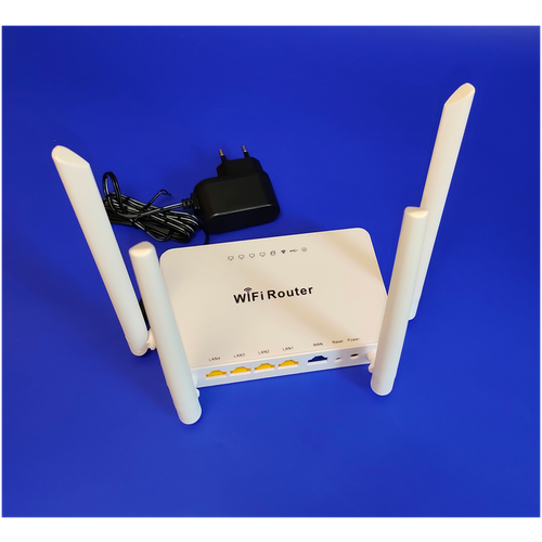 Роутер WiFi 3G/4G USB 4 антенны (ZBT WE1626) роутер беспроводной zyxel lte7240 m403 eu01v1f 3g 4g белый