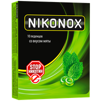 Nikonox леденцы, 10 шт., мятный