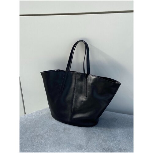 фото Сумка шоппер tikitorch, фактура матовая, черный