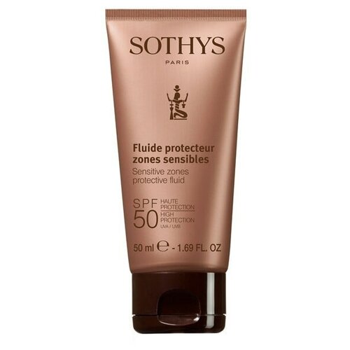 Sothys Sensitive Zones Protective Fluid SPF50 High Protection UVAUVB - Флюид с SPF50 для лица и чувствительных зон тела 50 мл 11872₽