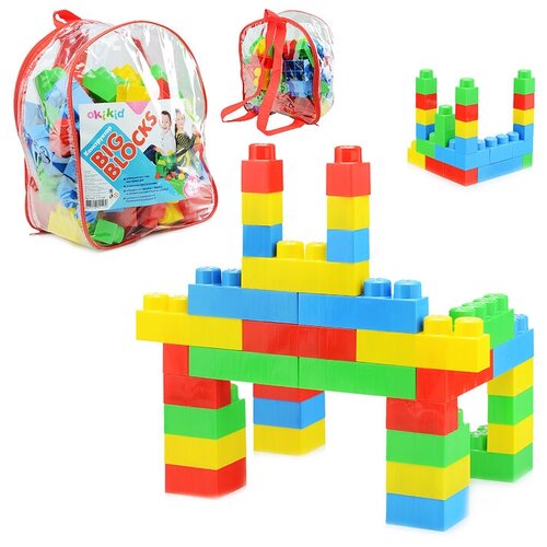 Конструктор Big Blocks, пакет, 60 дет.
