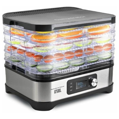 Электрическая сушилка для овощей и фруктов GFD-001 5 уровней поддон для пастилы 699000₽