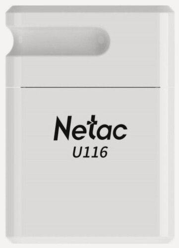 Изображение товара Флешка 16Gb Netac U116 white USB 2.0 (NT03U116N-016G-20WH)