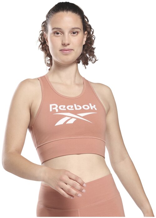 Топ Reebok, размер XS, оранжевый