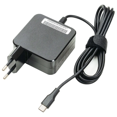 Блок питания для ноутбука 20V, 2.25А max, 45W max (USB Type-C) для Asus, Dell, Lenovo ThinkPad Yoga, MacBook ZenBook Latitude зарядное устройство бп для ноутбука asus adl 45a1 5 v 3a 9v 3a 15v 3a 20v 2 25a type c 45w