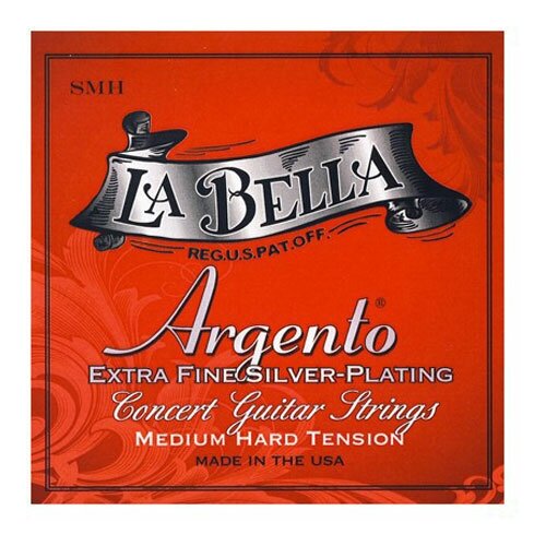 Струны LA BELLA SMH ARGENTO струны для классической гитары la bella argento pure silver ah