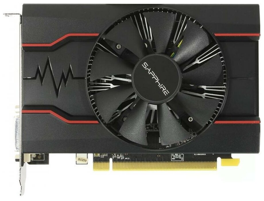 Видеокарта Sapphire Pulse Radeon RX 550 1206Mhz PCI-E 3.0 4096Mb 7000Mhz 128 bit DVI HDMI HDCP 11268-01-20G