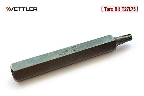 VETTLER Бита вставка TORX T27 3/8" 75мм VETTLER