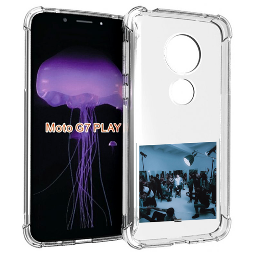 Чехол MyPads Уроборос Скриптонит для Motorola Moto G7 Play задняя-панель-накладка-бампер
