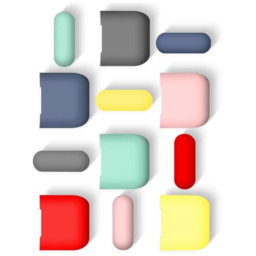 Набор чехлов Wiwu iGlove Royalty RedBlackBlue для AirPods 3 шт 55000₽