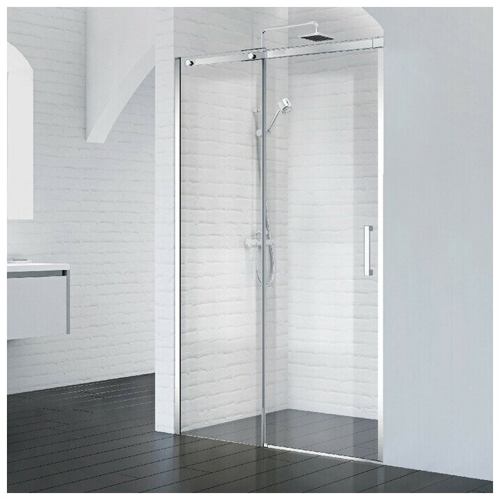 Душевая дверь BelBagno Acqua 150х195 прозрачная, хром (ACQUA-BF-1-150-C-Cr)