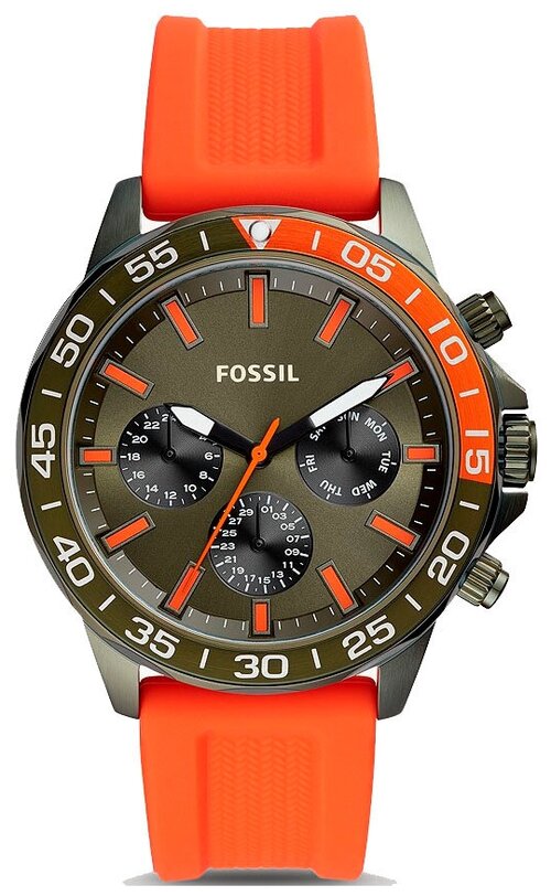 Наручные часы FOSSIL, оранжевый