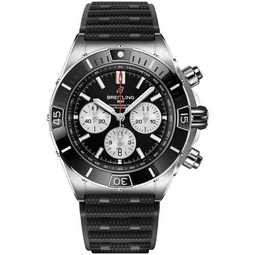 фото Наручные часы breitling наручные часы breitling ab0136251b1s1, черный, серебряный