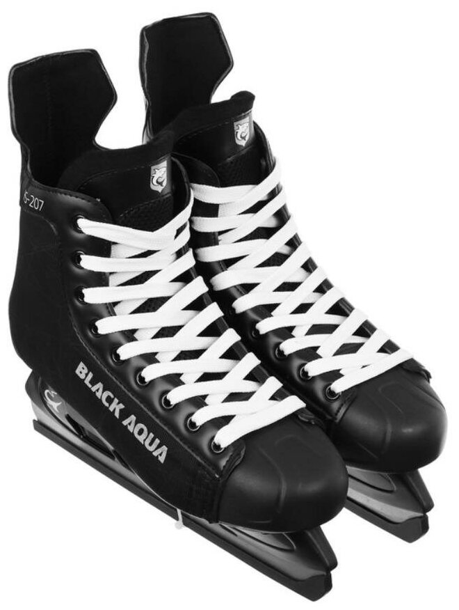 Коньки хоккейные Black Aqua BlackAqua HS-207, размер 44