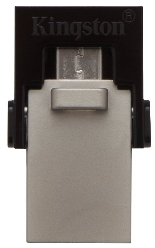 Флешка USB KINGSTON DataTraveler microDuo 3 G2 32ГБ, USB3.0, черный [dtduo3g2/32gb] - фото №13